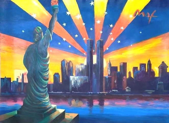 Peter Max,Art,October 19, 1937, Berlin In the style of . is a German-American artist known for using (1 of 1)