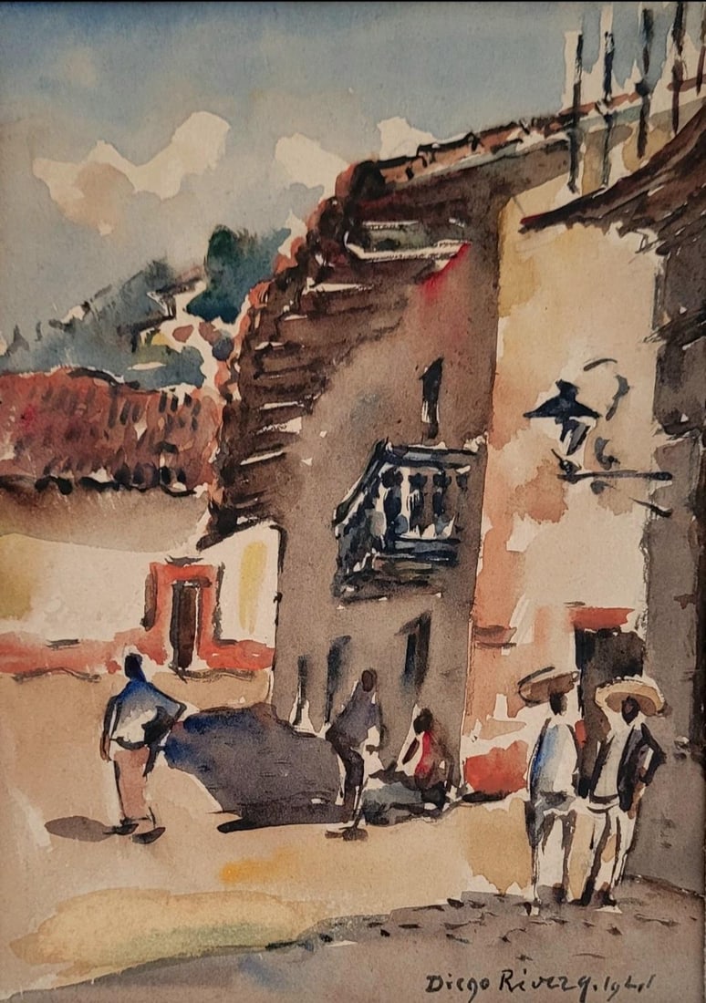 Diego Rivera, a memorable figure in 20th-century art, actively painted during the 50 years from 1907 (1 of 2)