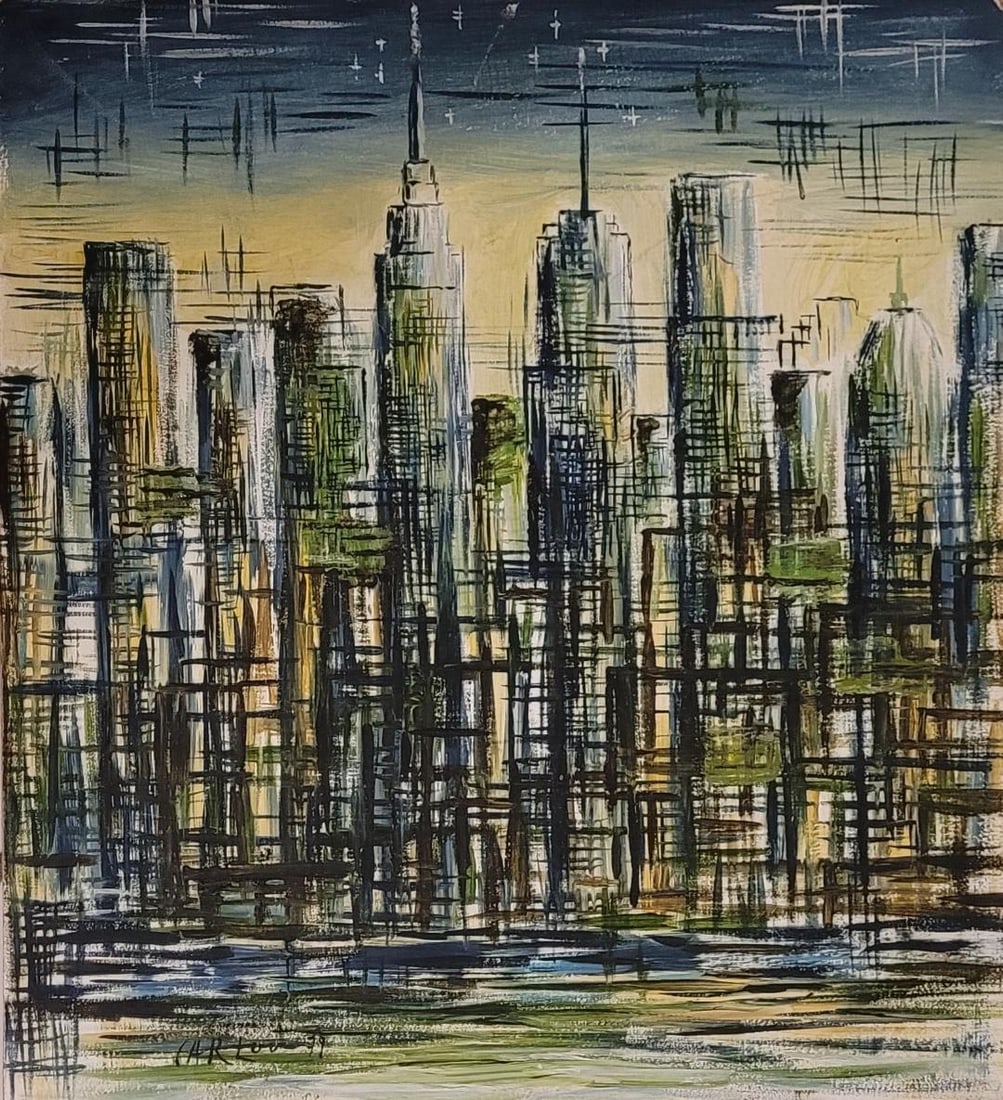 Jean Carzou, January 1, 1907-August 12, 2000 (age 93 years), was a French–Armenian artist, (1 of 2)