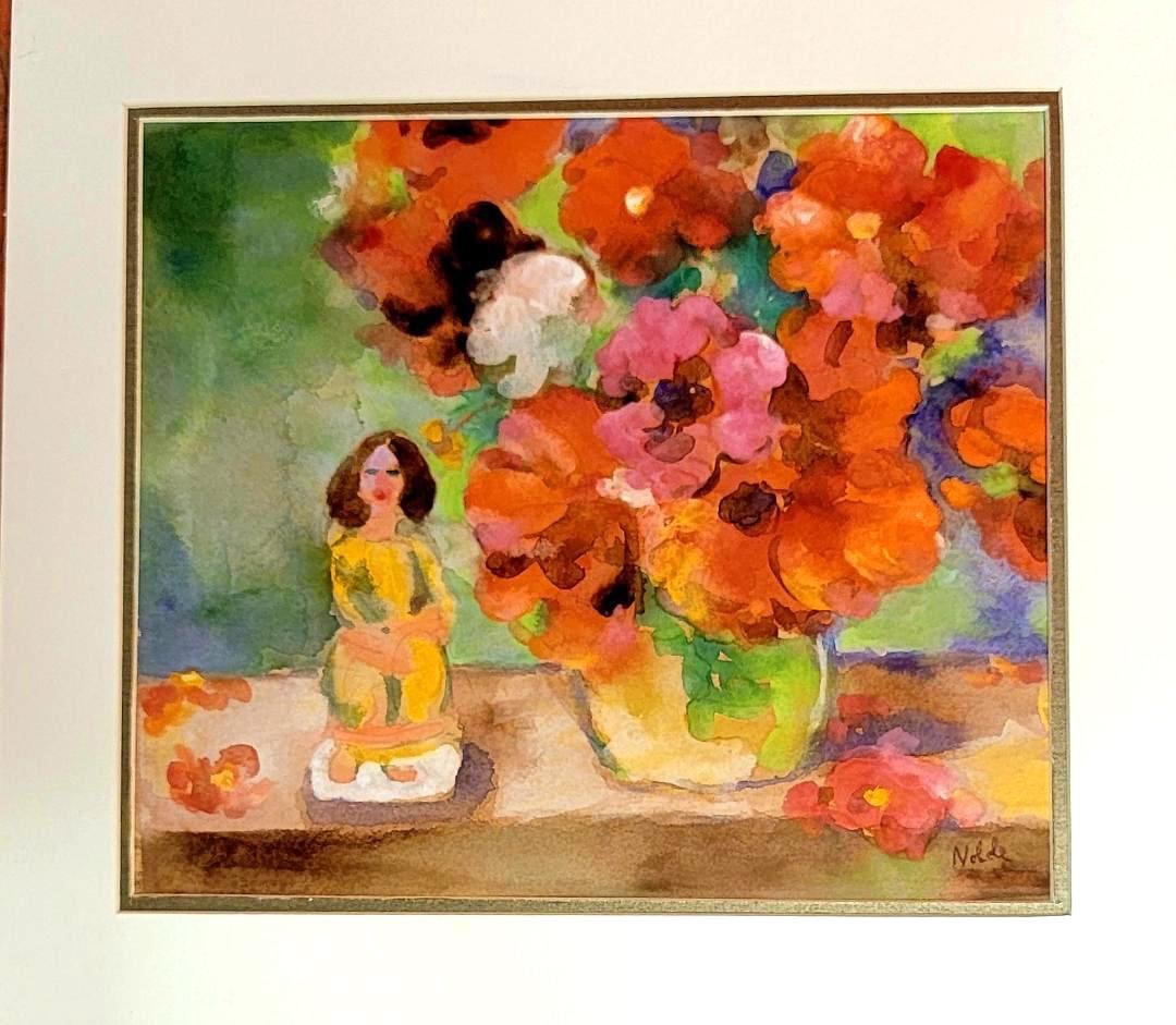 Emil Nolde was a German-Danish painter and printmaker. He was one of the first Expressionists, a (1 of 2)
