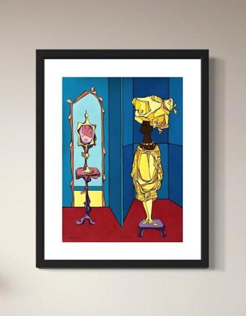 Cundo Bermúdez (Cuban, 1914-2008) was a painter associated with Cuban Modernist movement, and best (1 of 4)