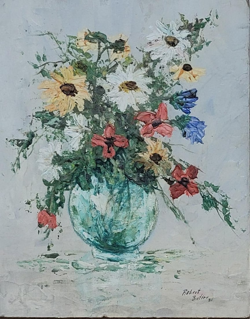 Robert Butler was a postwar and contemporary artist best known for his portrayals of the woods and (1 of 2)