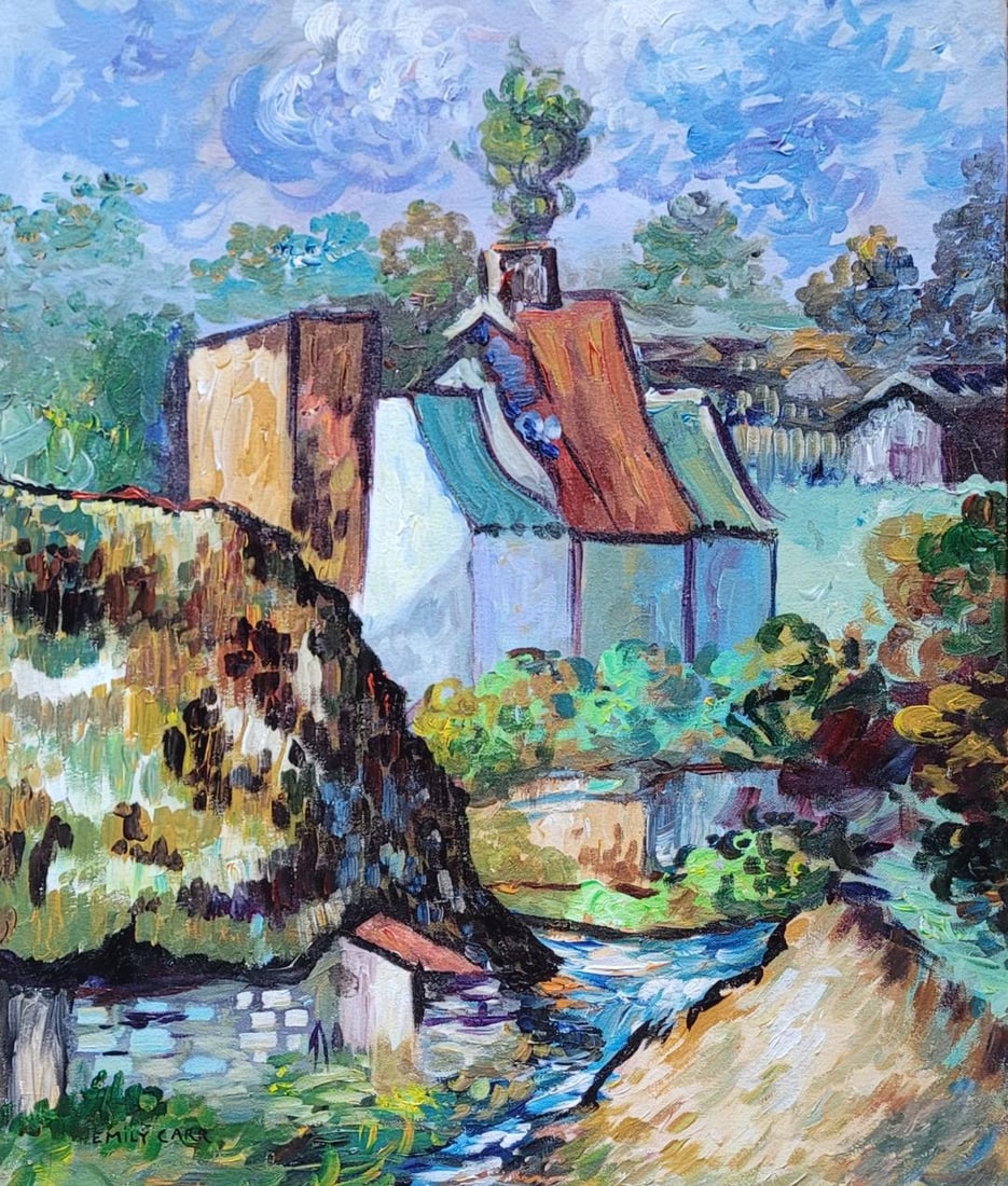 Emily Carr (1871–1945) was a Canadian artist who was inspired by the monumental art and villages (1 of 2)