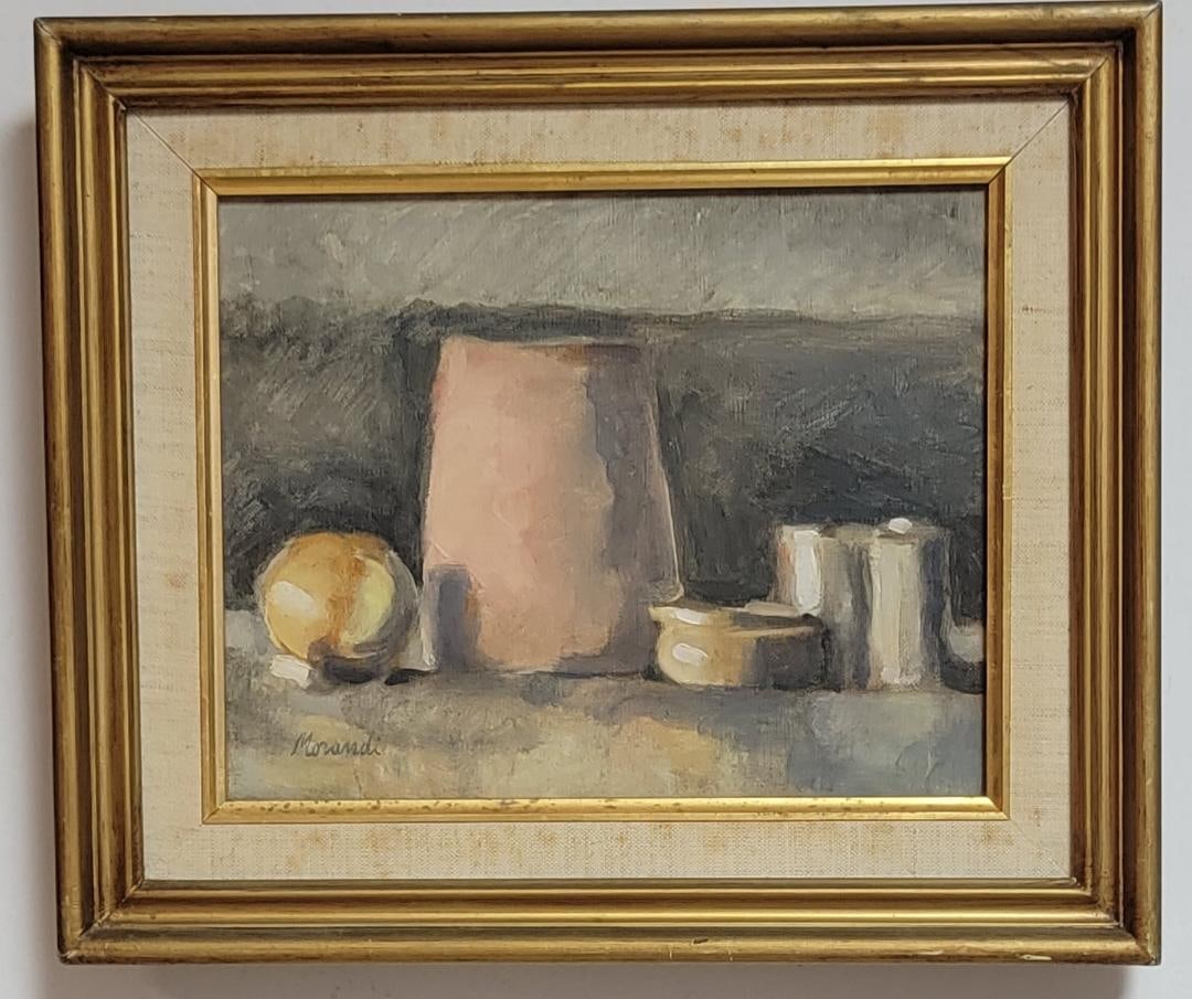 Giorgio Morandi was an Italian painter and printmaker who specialized in still lifes. His paintings (1 of 2)