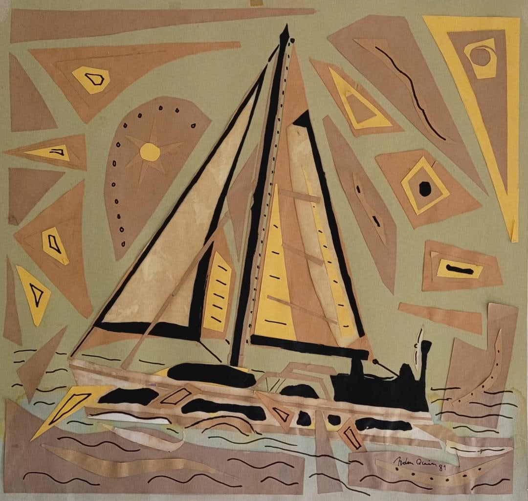 Carmelo Arden Quin , born on March 16, 1913 in Rivera (Uruguay-Died: September 27, 2010 (age 97 (1 of 1)