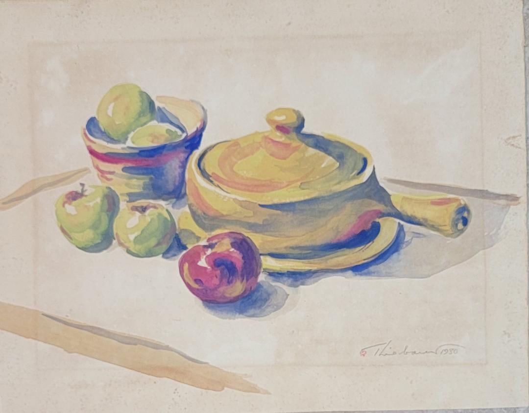 Morton Wayne Thiebaud was an American painter known for his colorful works depicting commonplace (1 of 2)