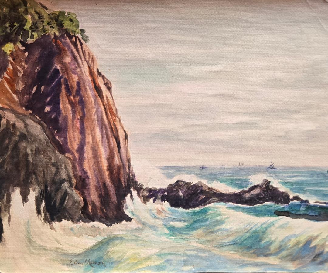 Edward Moran ,Born: August 19, 1829, Bolton, United Kingdom,Died: June 8, 1901 (age 71 years), New: Edward Moran ,Born: August 19, 1829, Bolton, United Kingdom,Died: June 8, 1901 (age 71 years), New York, NY.was an English-born American painter who specialized in marine art. He is best known for his