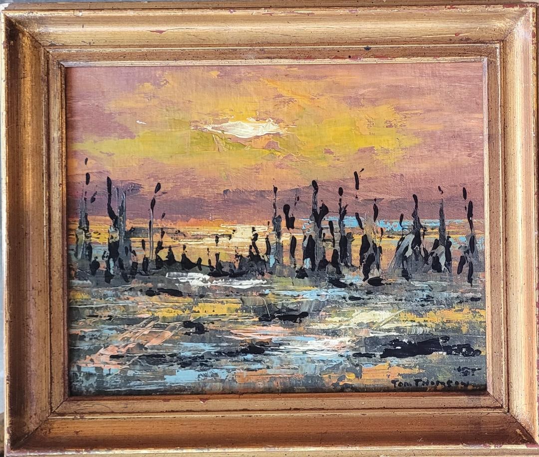 Thomas John Thomson, (August 5, 1877 – July 8, 1917) was a Canadian artist active in the early: Thomas John Thomson, (August 5, 1877 – July 8, 1917) was a Canadian artist active in the early 20th century. During his short career, he produced roughly 400 oil sketches on small wood panels and ap