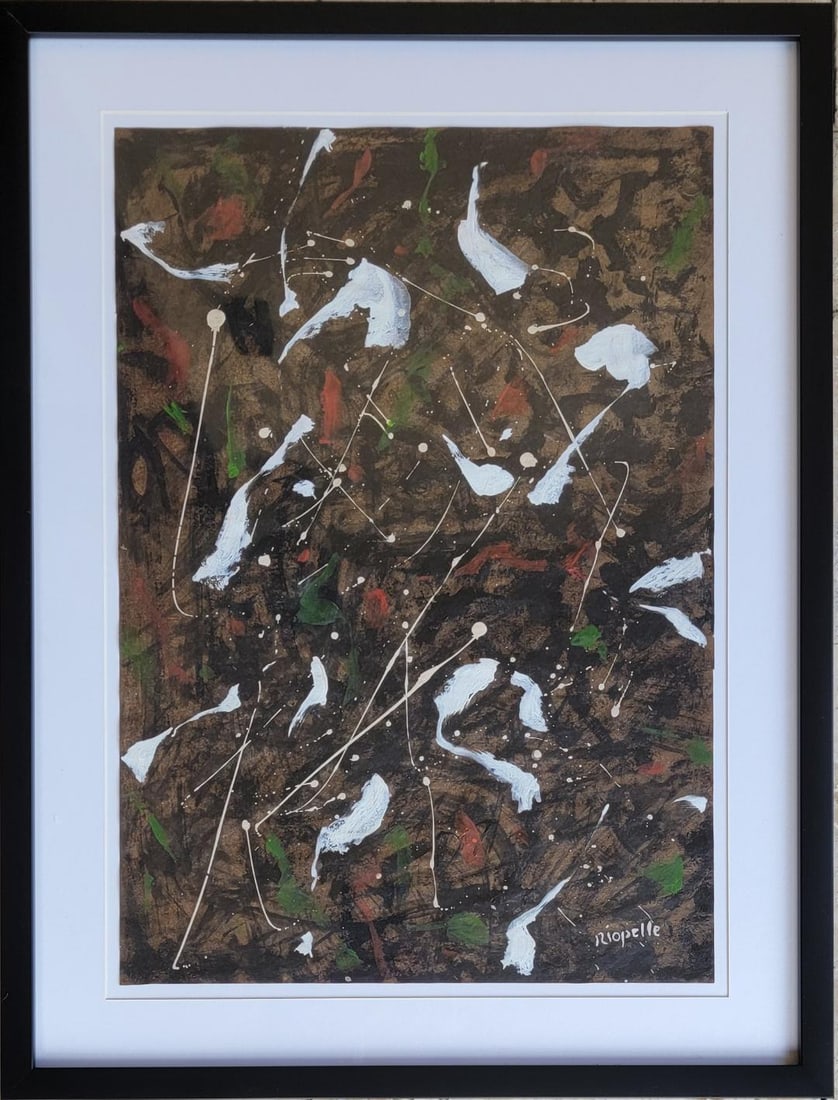 Jean-Paul Riopelle,(October 7, 1923 – March 12, 2002) was a Canadian painter and sculptor from (1 of 3)