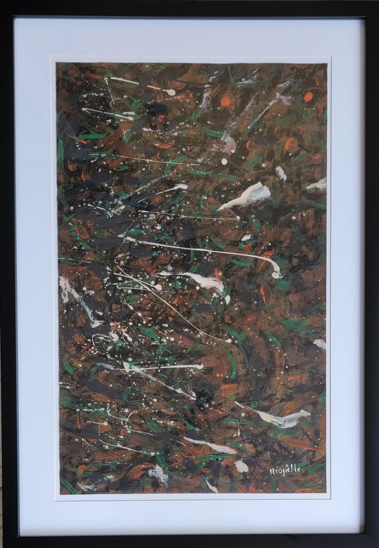 Jean-Paul Riopelle,(October 7, 1923 – March 12, 2002) was a Canadian painter and sculptor from (1 of 3)