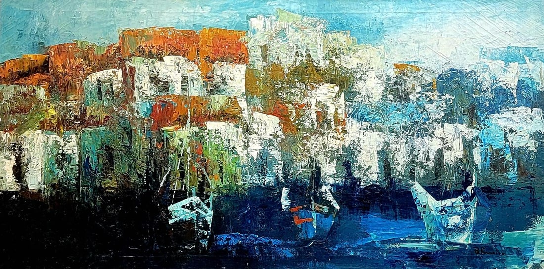 Jose Palmeiro was born in Madrid and followed the tradition of French Impressionism and Post-Cubism. (1 of 3)