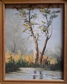 Oliver Parker  Black (American, 1868-1948) was a New York  artist  known for landscape scene