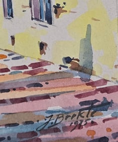 Janis Brekte , (1920.15.VIII – 1985.27.XII). was the first artistic education got in drawing