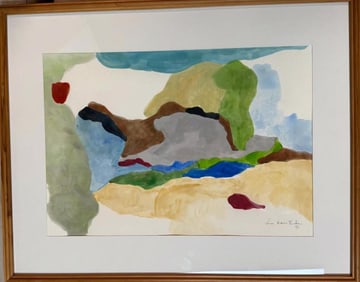 Helen Frankenthaler (1928-2011),was an American abstract expressionist painter. She was a major