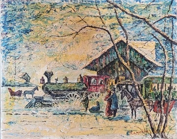 Ernest Lawson  (March 22, 1873 – December 18, 1939),was a Canadian-American painter and exhibited