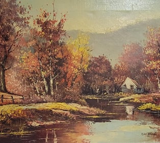 Robert Wood  is reportedly one of the most mass-produced artists in the United States. His painting