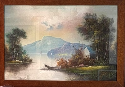 Alfred Thompson Bricher is known principally for his oil and watercolor paintings of the New England