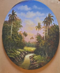 Albert Ernest Backus (1906-1990)  was a largely self-taught artist from Fort Pierce, Florida who