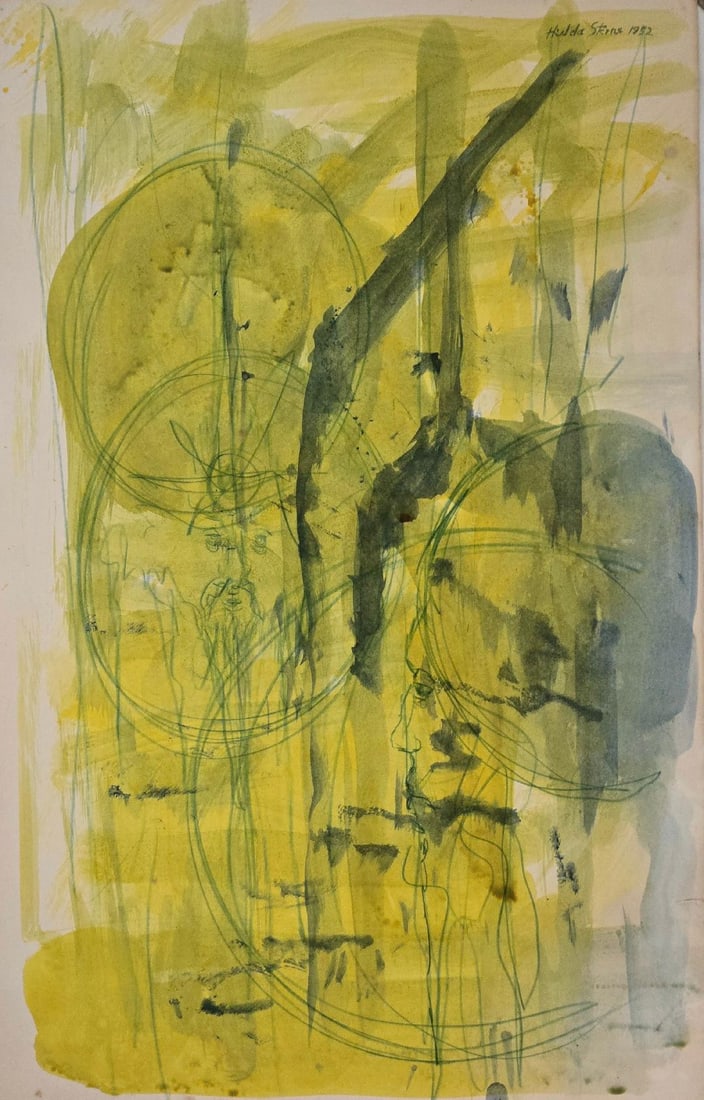 Hedda Sterne was a Romanian-born American artist who was an active member of the New York School of (1 of 2)