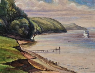 Emily Carr was a Canadian artist who was inspired by the monumental art and villages of the First