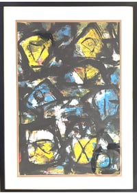 Guido Llinás (b. Pinar del Río, Cuba, 1923 – d. Paris, 2005). A self-taught artist, Llinás