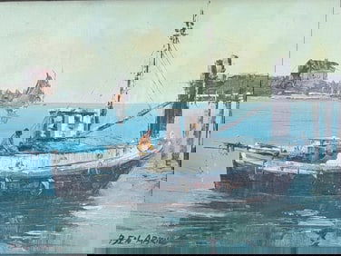 Ben Abril American Artist: b. 1923-1995. Watercolorist Ben Abril grew up in LaCanada California,