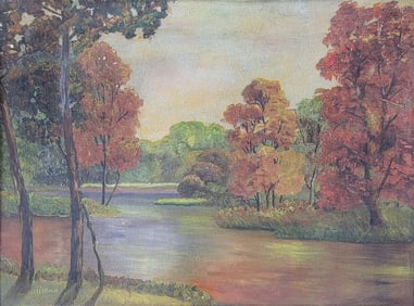 Anthony Thieme was a landscape and marine painter and a major figure of the Rockport School of