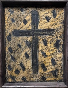 Antoni Tàpies was a Spanish artist known for his mixed-media paintings that incorporated marble