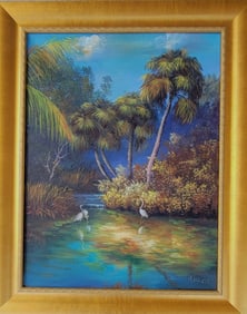 Alfred Hair was an American painter who was born in 1941, The Highwaymen, a group of self-taught