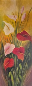 David Burliuk (1882 - 1967) was a Russian poet, artist and publicist of Ukrainian origin associated