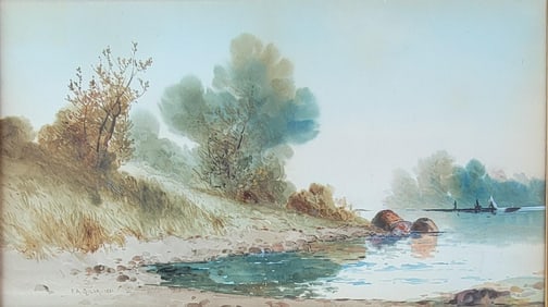Francis Augustus Silva was an American Luminist painter of the Hudson River School. His specialty
