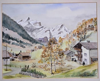 Arnold Brügger was a Swiss painter. He painted in the styles of Cubism, Futurism, and