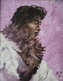 Michael Detragua I find inspiration in historic photos of Native Americans and their environs,