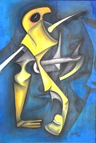 Angel A. Alfonso Castillo was born in 1947 in the City of Havana, Cuba. Linked to a universe of arts