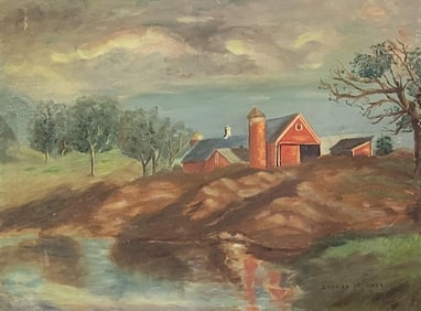 George Joseph Mess was an American painter, printmaker, commercial artist, and art educator. The