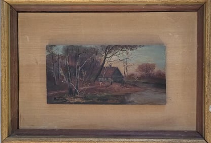 Walter C Hartson, 1866-1946, was born in Iowa, studied at the Art Institute of Chicago, then in New