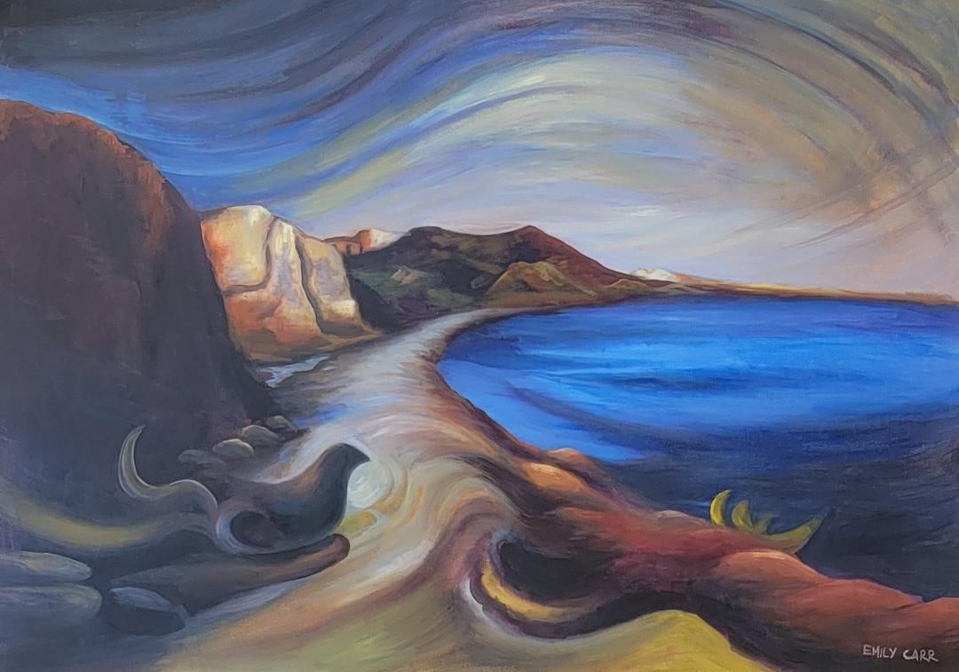 Emily Carr was a Canadian artist who was inspired by the monumental art and villages of the First (1 of 2)