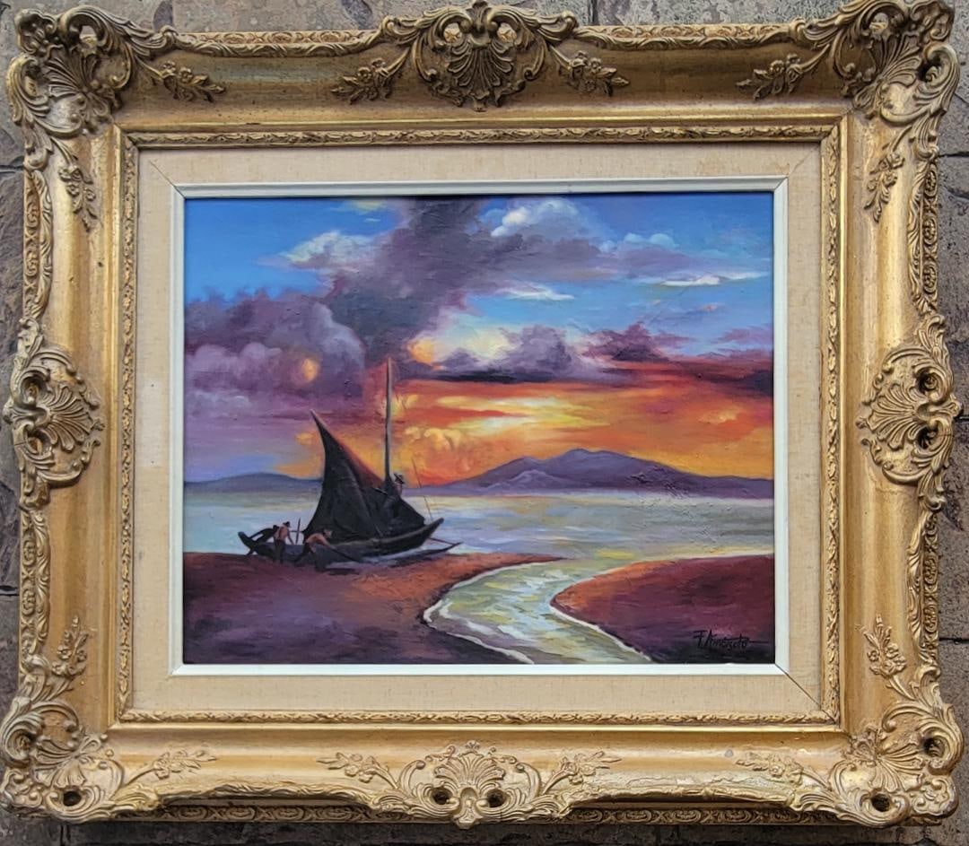 Fernando Amorsolo y Cueto was a portraitist and painter of rural Philippine landscapes. Nicknamed th (1 of 4)