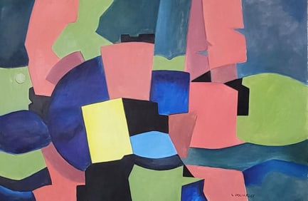 Serge Poliakoff was a Russian-born French modernist painter belonging to the 'New' École de