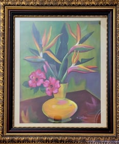 MAGGIE.(Maria Magdalena Laubser) was a South African painter and printmaker. She is generally