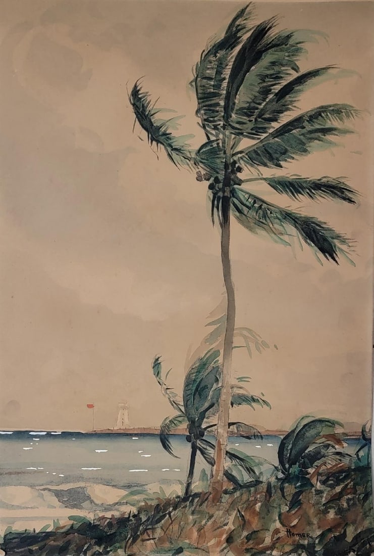 Winslow Homer was an American landscape painter and illustrator, best known for his marine subjects. (1 of 2)