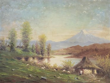 Hector Moncayo (1895-1984)Patriarch of the "Moncayo Painters" of Ecuador, he attended the Escuela de