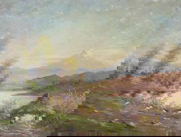 Hector Moncayo (1895-1984)Patriarch of the "Moncayo Painters" of Ecuador, he attended the Escuela de (1 of 2)