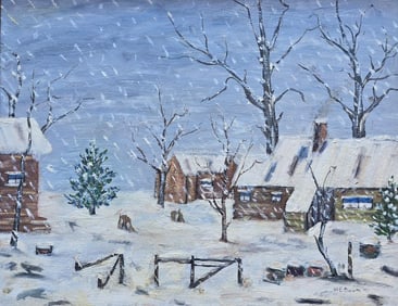 Walter Emerson Baum (b 1884; d 1956) American Impressionist painter, Walter Emerson Baum was born in