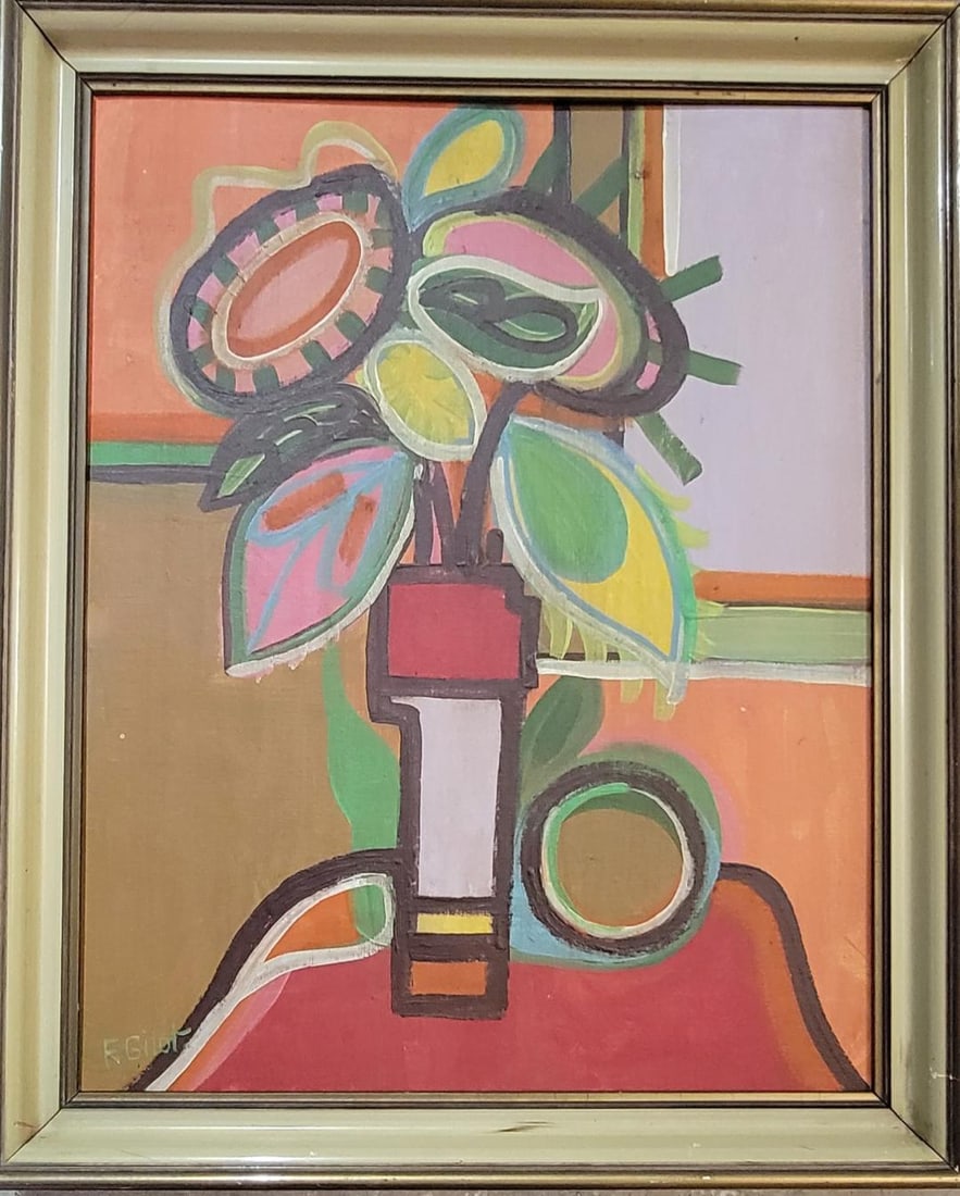 Françoise Gilot was a French painter known for her Post-World War II style, particularly her (1 of 3)