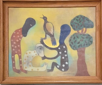 Manuel Mendive  is an eminent Afro-Cuban  painter , sculptor, and performance artist.One of the most