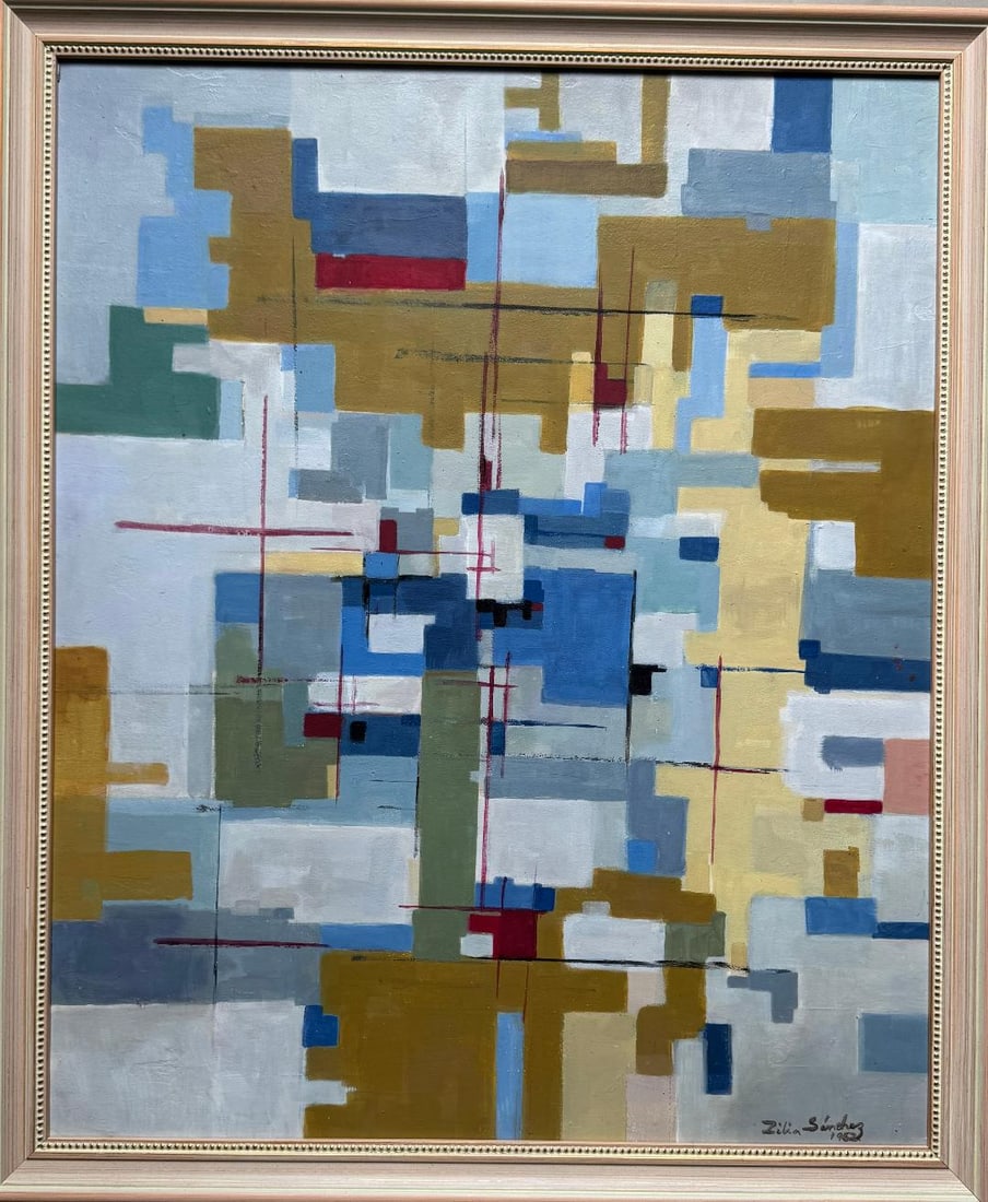 Zilia Sánchez Domínguez was a Cuban-born, Puerto Rico-based abstract painter, sculptor, and arts (1 of 2)