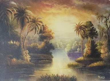 David Curry (Mid 20th Century) is known for Linoleum . Oil on Canvas,size:15.5??h x 20.5??wcome