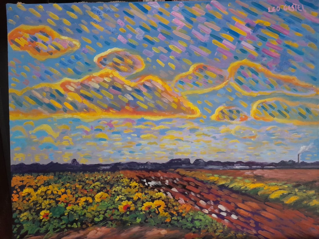 Leo Gestel was a Dutch painter. His father Willem Gestel was also an artist. Leo Gestel experimented (1 of 3)