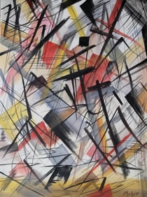 Orhon Mubin,(1924-1981) Turkish artist of the 20th century, produced a considerable body of drawings
